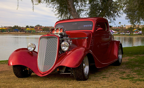 Ford, 1933 3 Window Coupe Fountain Hills Concours Feb 9, 2019 - IMG_1910