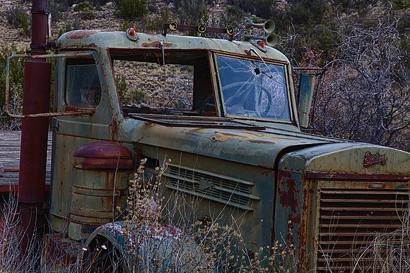 Jerome, AZ Gold King Mine Sterling Truck Dec 2, 2016 _4198_HDR
