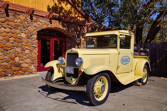 Napa Harvest, 1931 Chevy Truck, CA Mayo Winery Sep 18, 2016 _9245_HDR