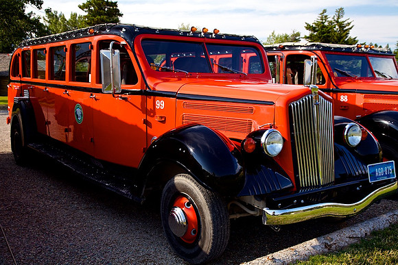 White Trucks, Glacier National Park, MT  _9121