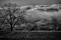 Boulder Foothills from Erie, CO