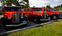 Glacier National Park White Trucks Aug 2013