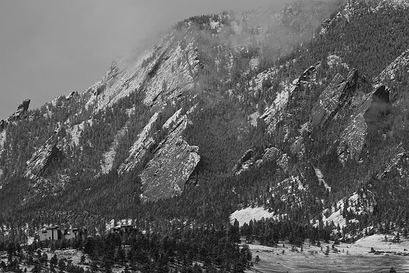 NCAR Dwarfed by Flatirons Formation
